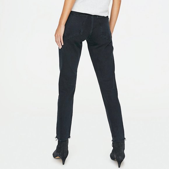 Agolde Jamie Jeans in Compass Black - Picture 2 of 11